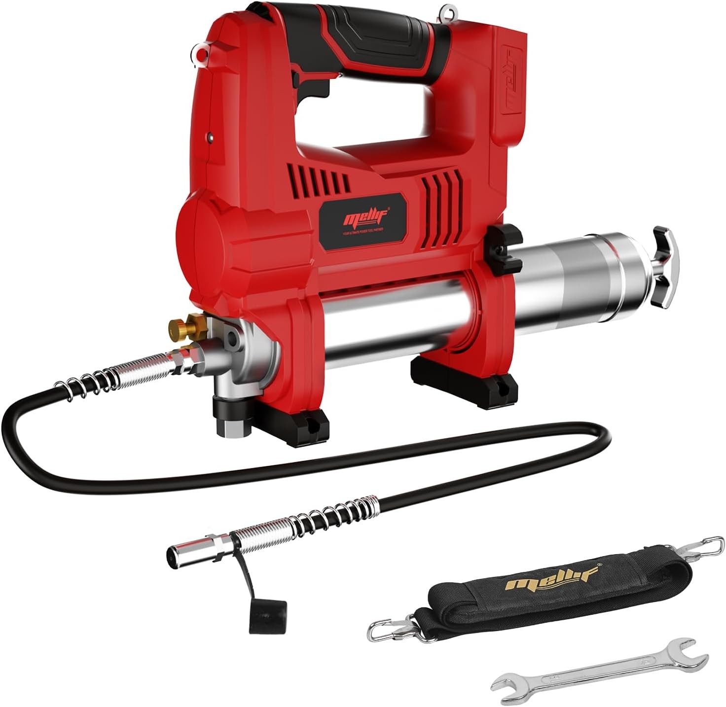 Mellif Power Grease Gun Compatible with Milwaukee 18V Battery (Tool ONLY),…