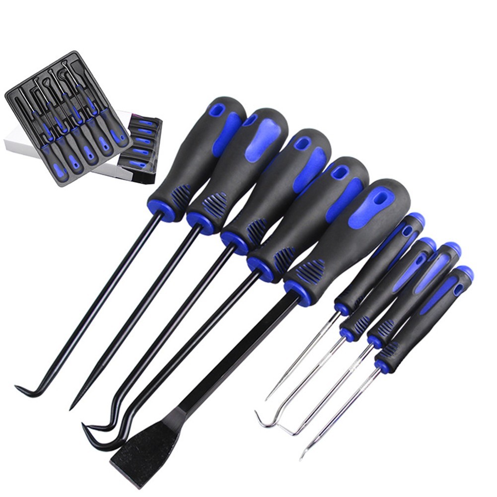 Automotive Hook Puller Tool Set 8pcs for Trim Removal and Hose Sealing