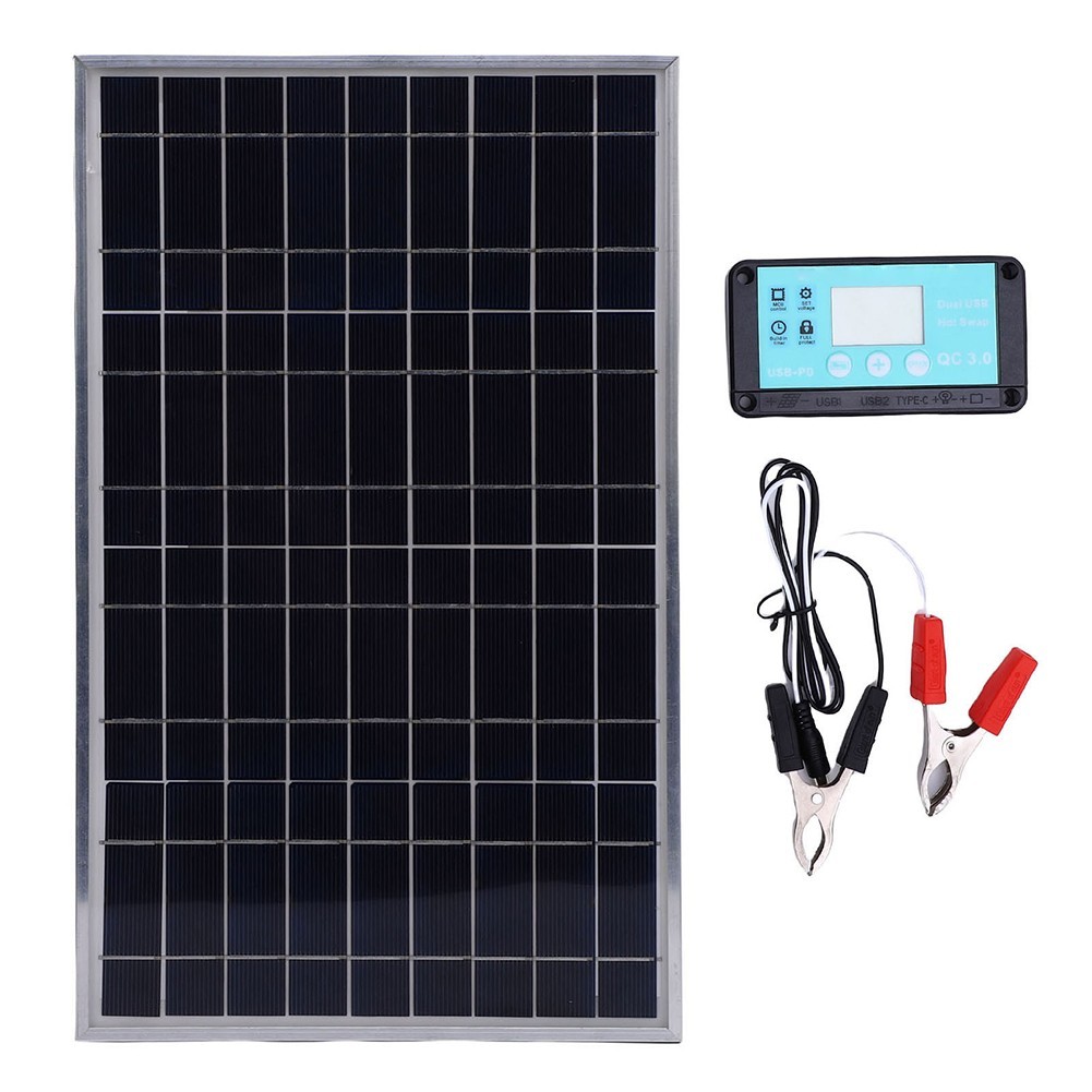 12V 200W Solar Panel Battery Charger for RV Car Boat with Overcharge Protection