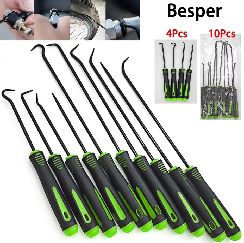 10pcs Precision Pick & Hook Set Mini O-Ring Seal Gasket Remover Tools – NEW