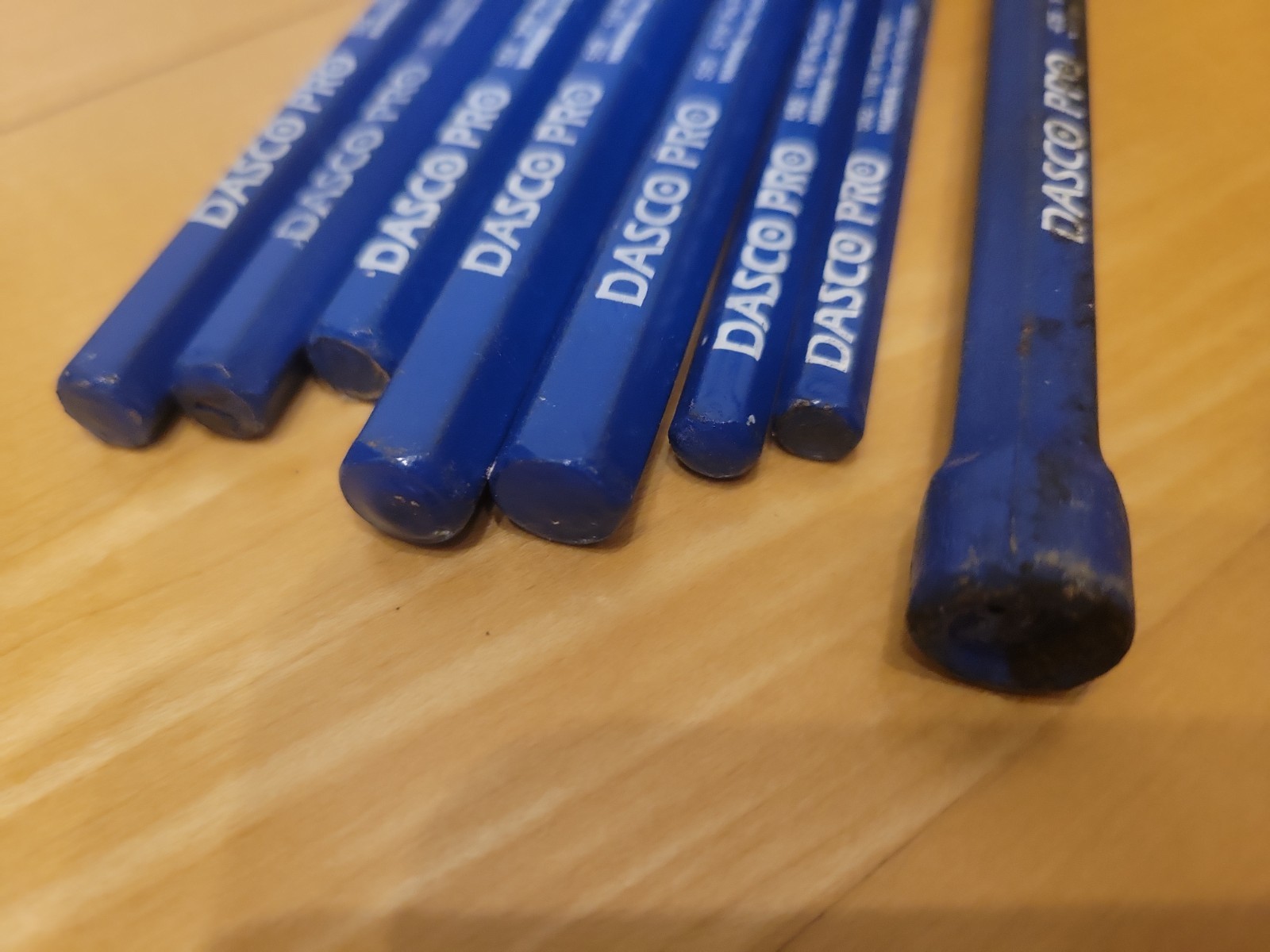 Dasco Pro Pin Punches 7 Mixed Sizes 582 583 584 589 590 592 Chisel 405 Lot