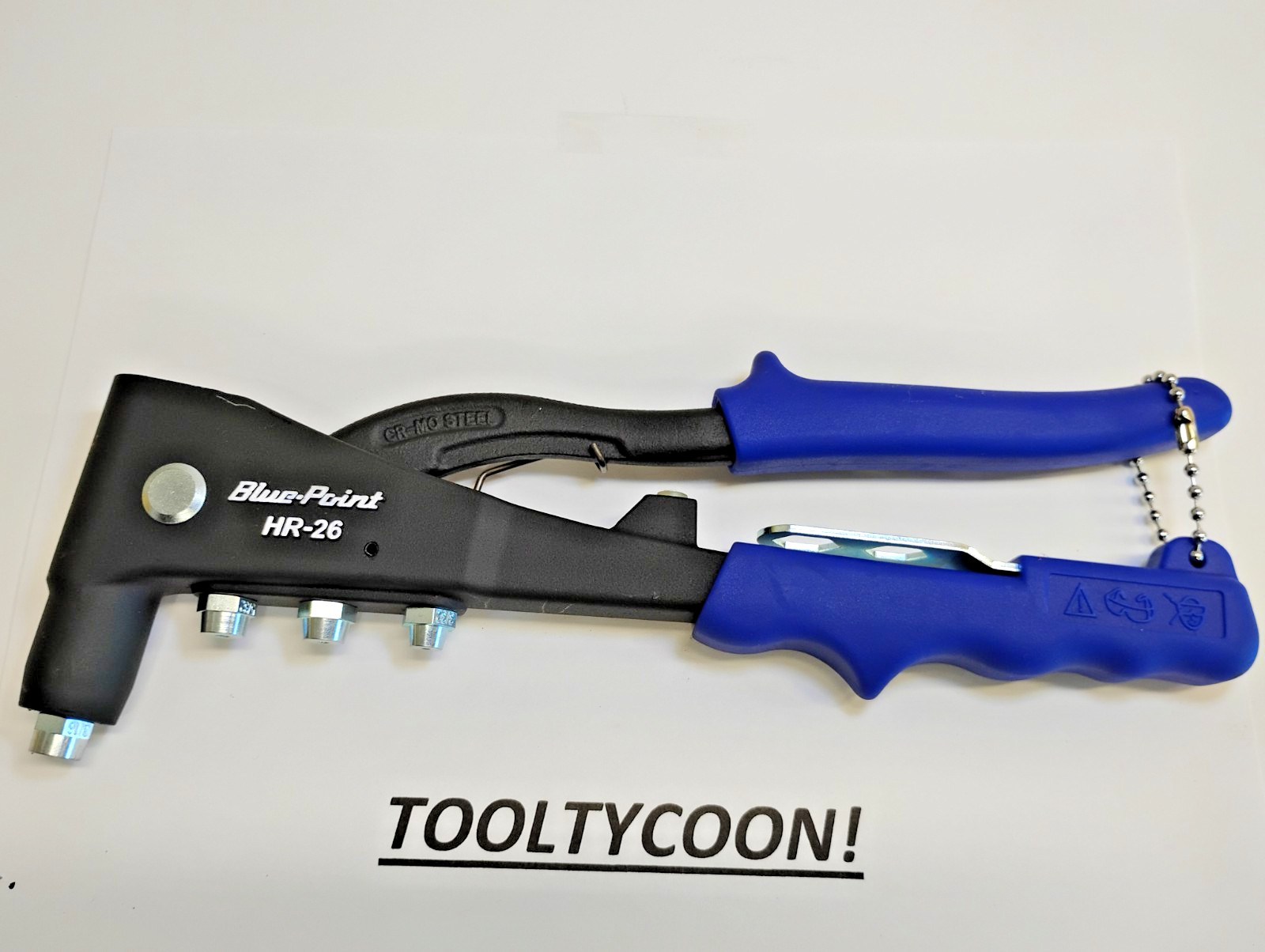 Blue Point Tools HR-26 NEW Industrial Riveting Tool Hand Drive BLACK/BLUE