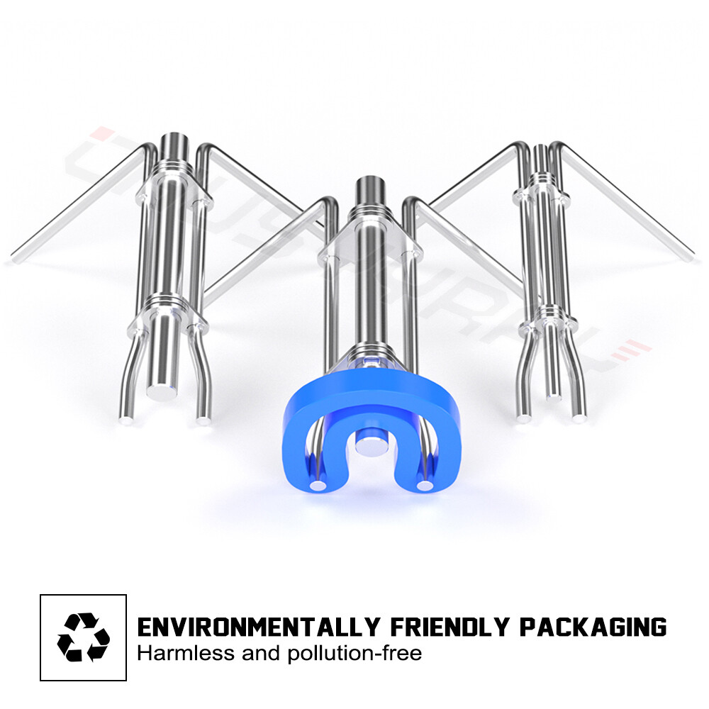 3-Pack Hydraulic Seal Installation Tools & Gland Nut Wrench Set for Easy Repairs