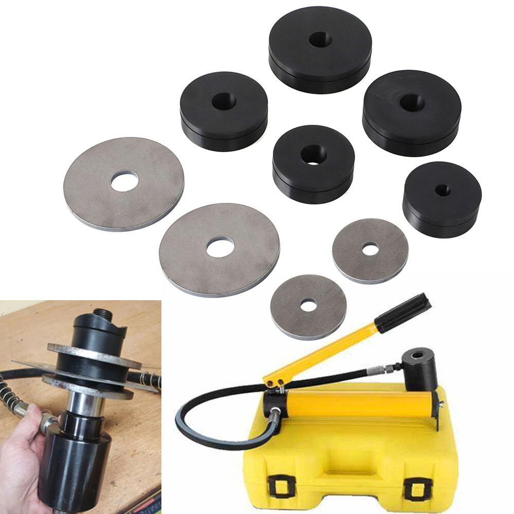 Sheet Metal Dimple Die Set For Harbor Hydraulic Knockout Hole Punch Driver Kit