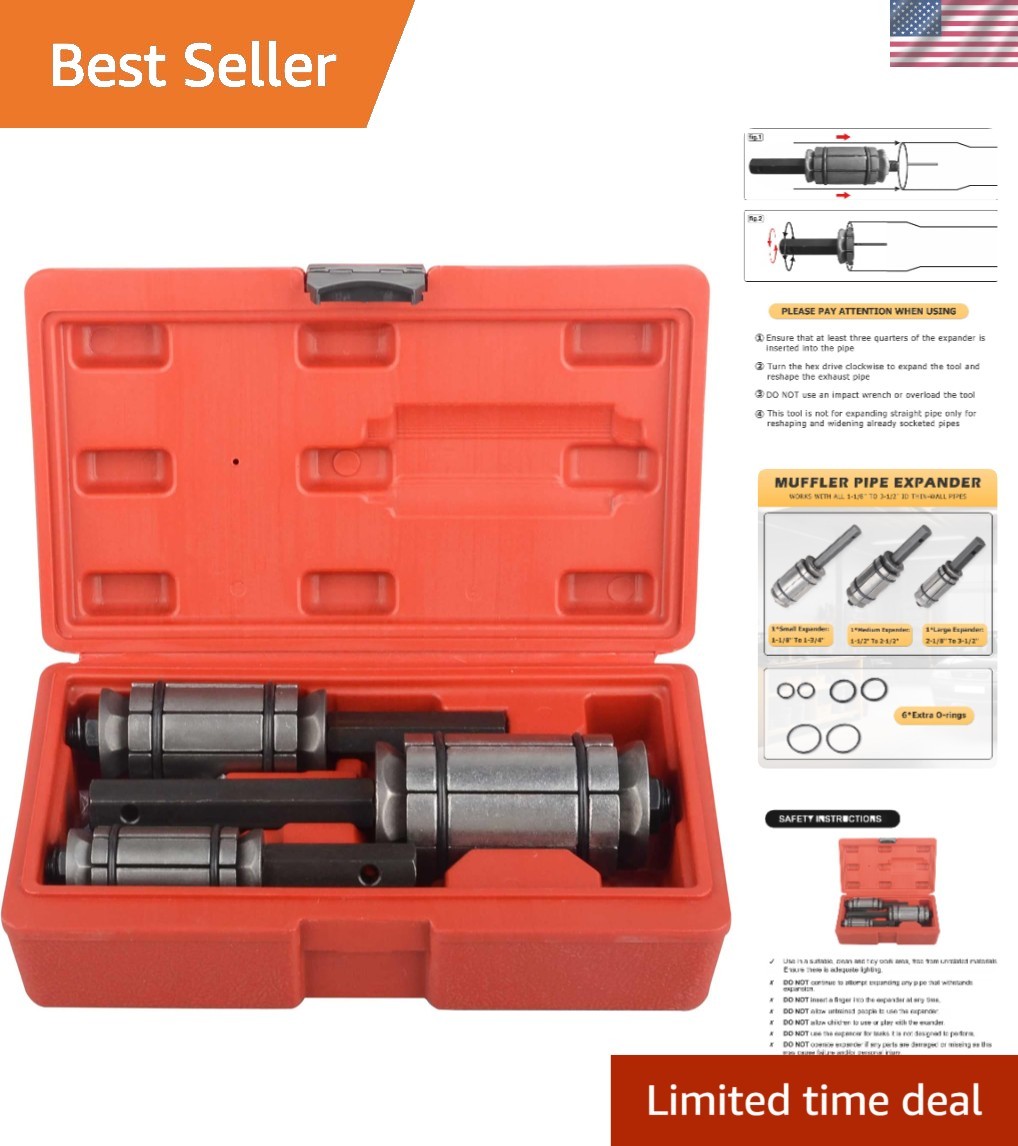 Versatile Exhaust Pipe Expander Tool Set – Suitable for Most Vehicles and Trucks