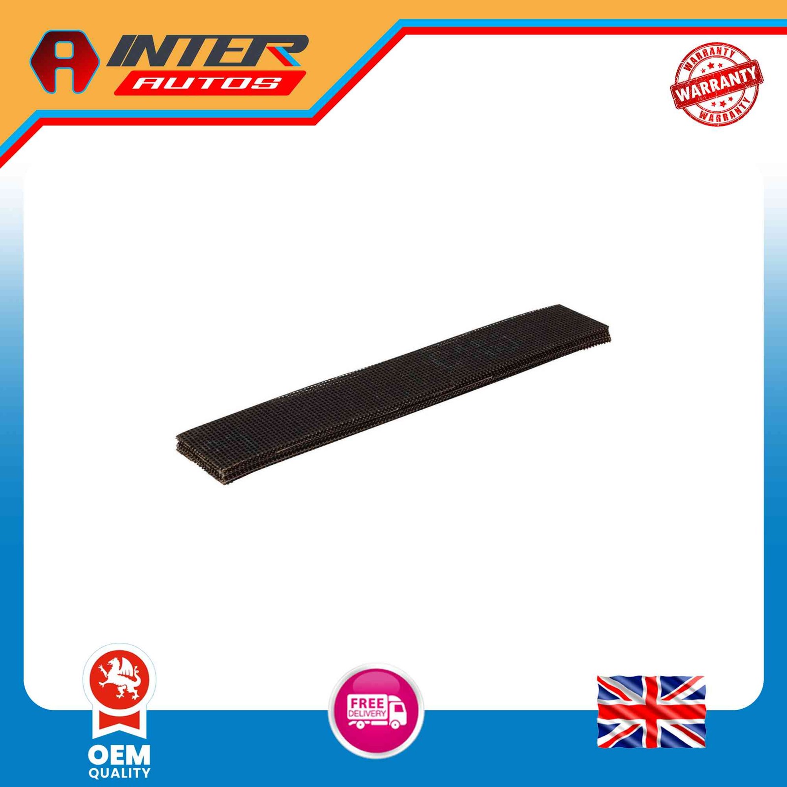 Draper Silicon Carbide Abrasive Strips, 38mm x 225mm, 180 Grit (Pack of 10) 3779