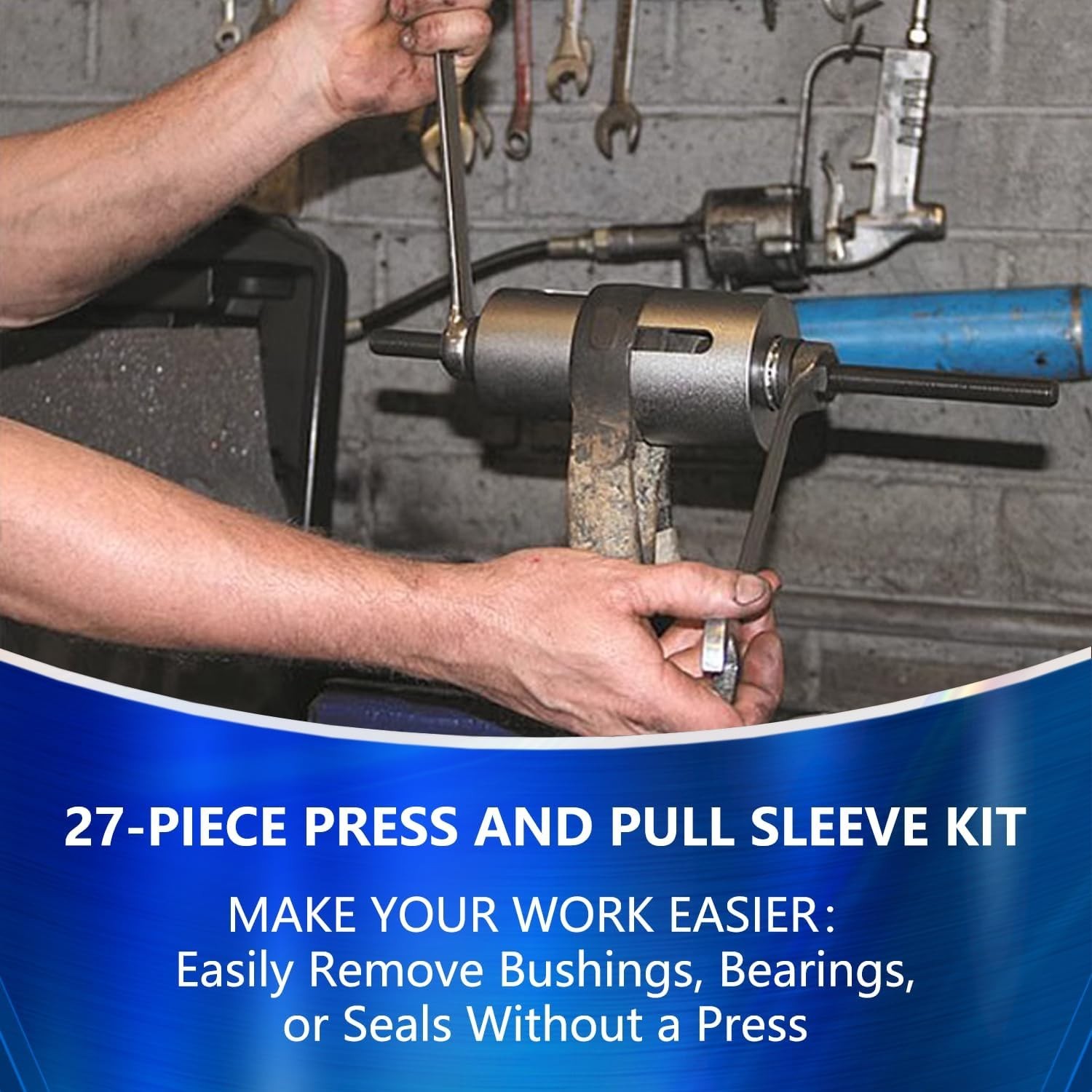 30-Piece Universal Bushing Removal & Installation Tool Kit for Engine Cars