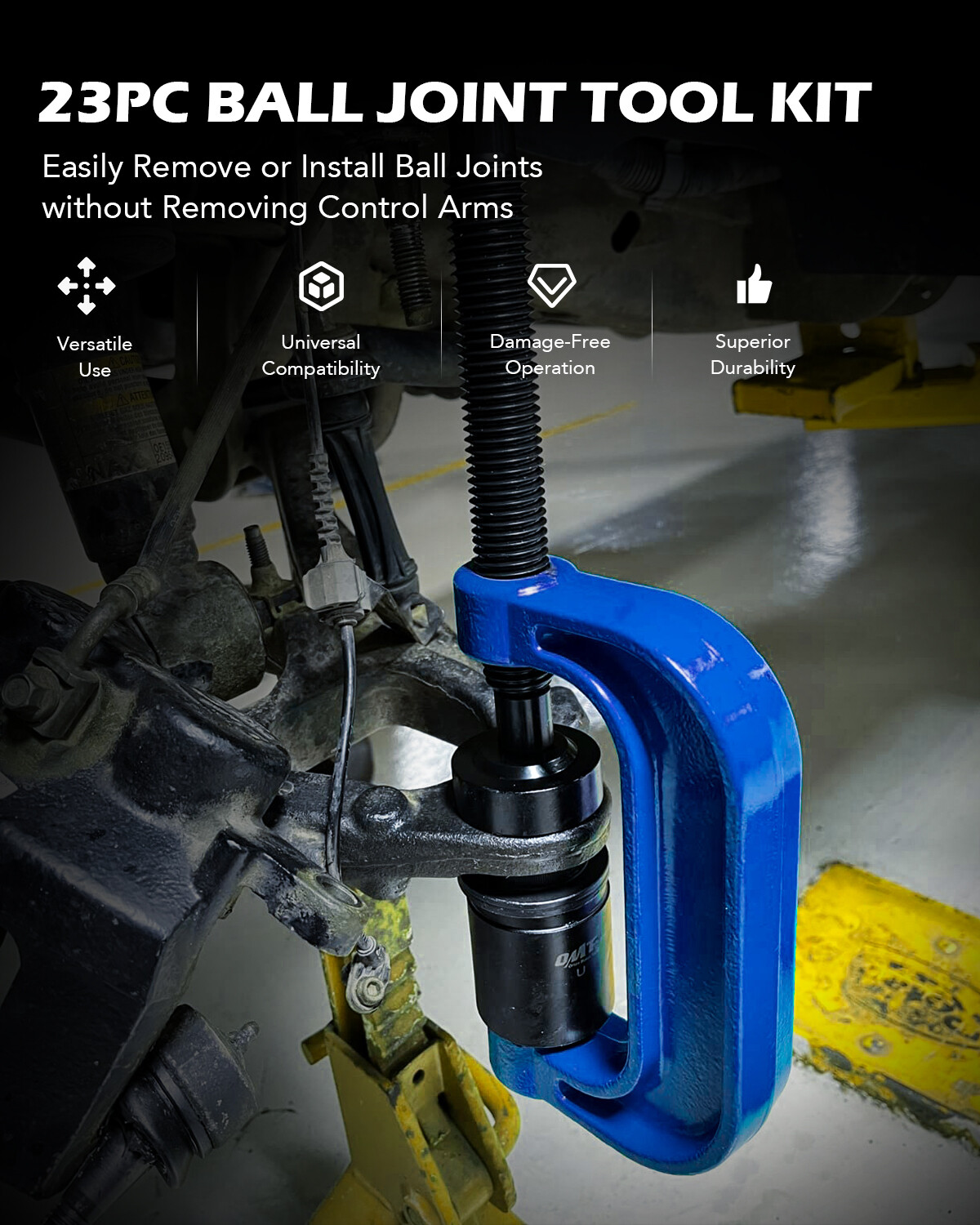 OMT 23pc Ball Joint Press Kit Ball Joint Removal Tools Automotive Service Tools