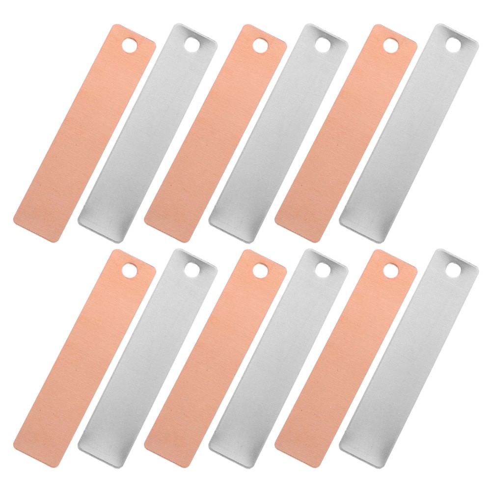 36 Pairs Copper Battery Strip Zinc and Electroplating Electroding Strips