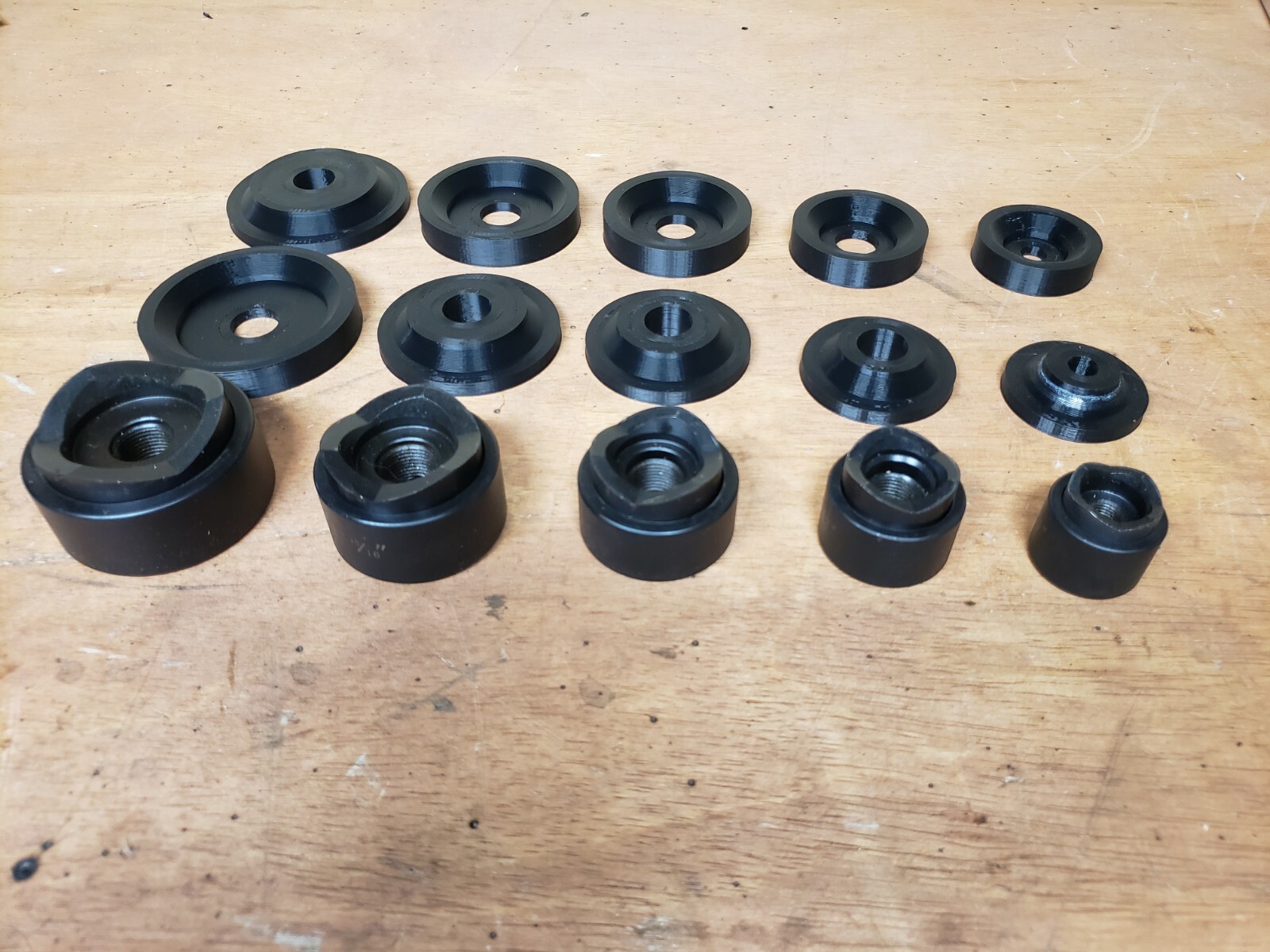 Sheet Metal Dimple Die Set for Harbor Freight Hydraulic Punch Driver Kit