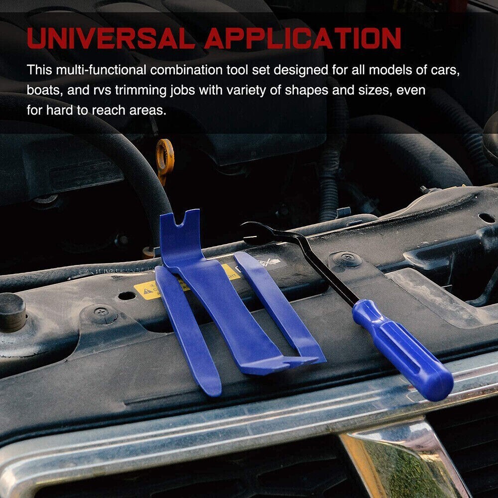 Car Trim Removal Tool Kit Set Door Panel Fastener Auto Dashboard Plastic Tools