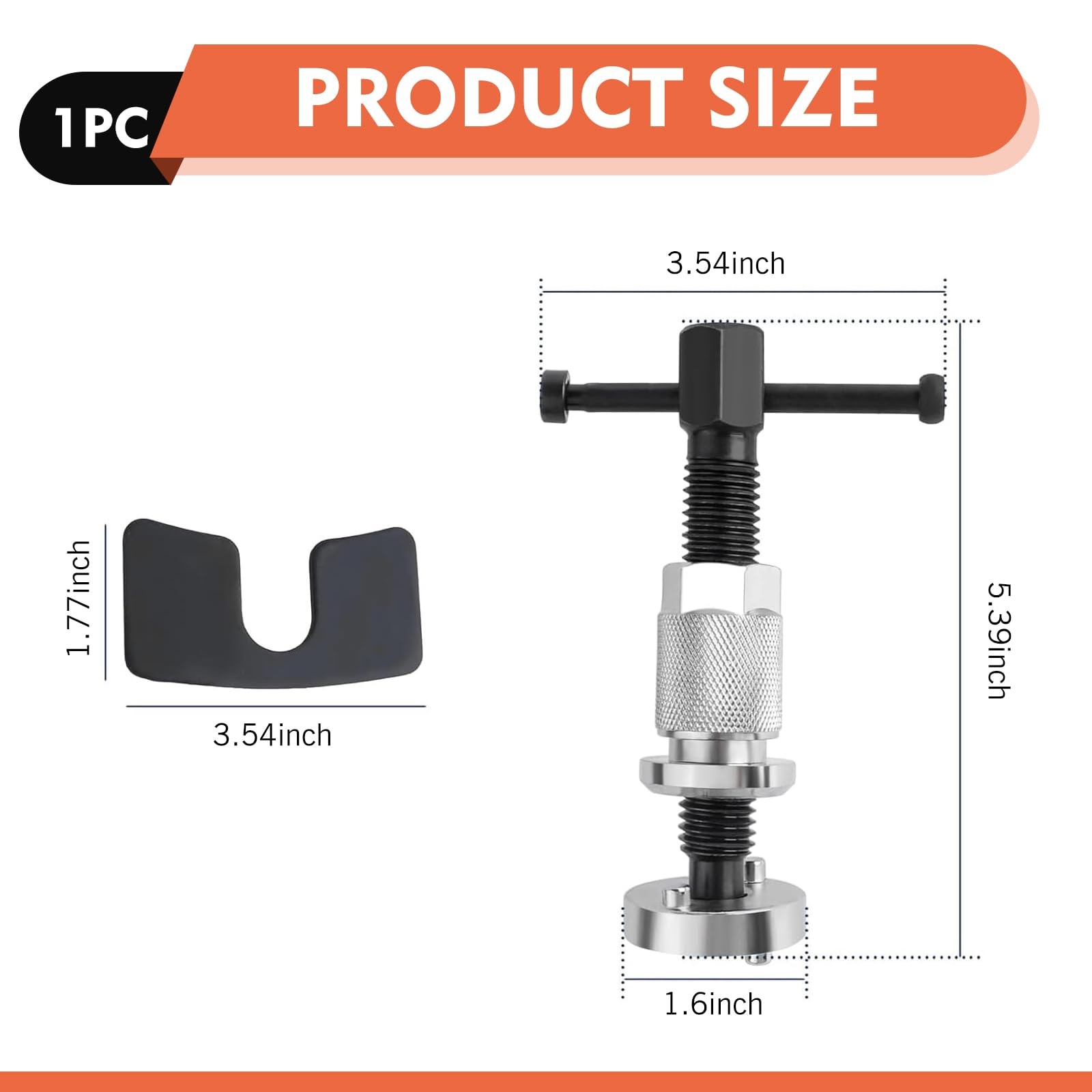 1 PCS Rear Brake Caliper Compression Tool Right Handle Piston Compressor SUV
