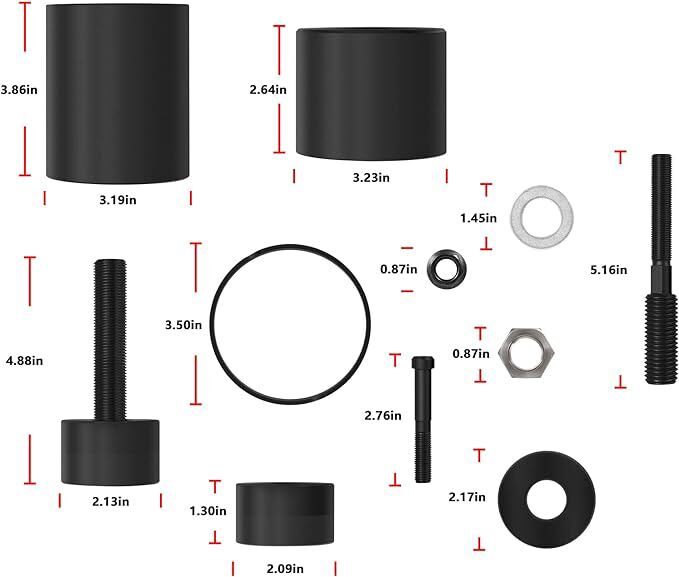 JDG-954B Crankshaft Gear Front Seal Installer For John Deere 1039 4045 6068 6059
