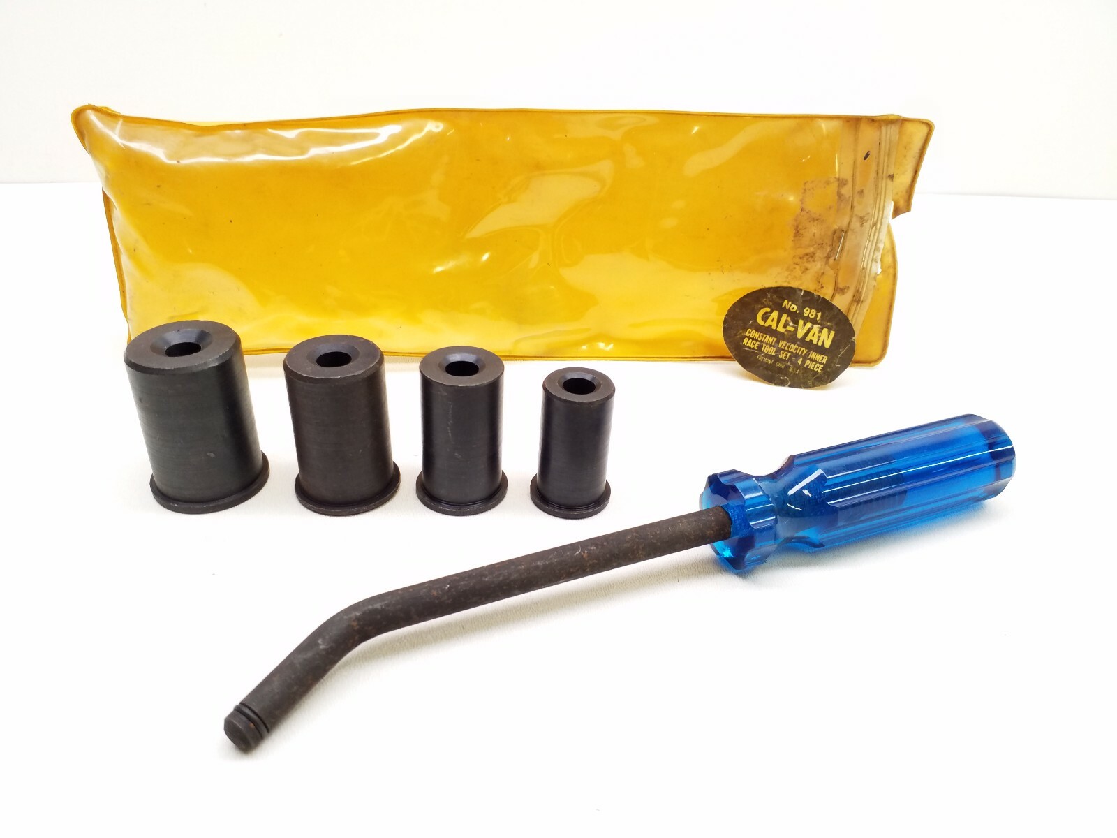 981 Cal-Van CV981 Contant Velocity Inner Race Driver Installer 4 Pieces Tool Set