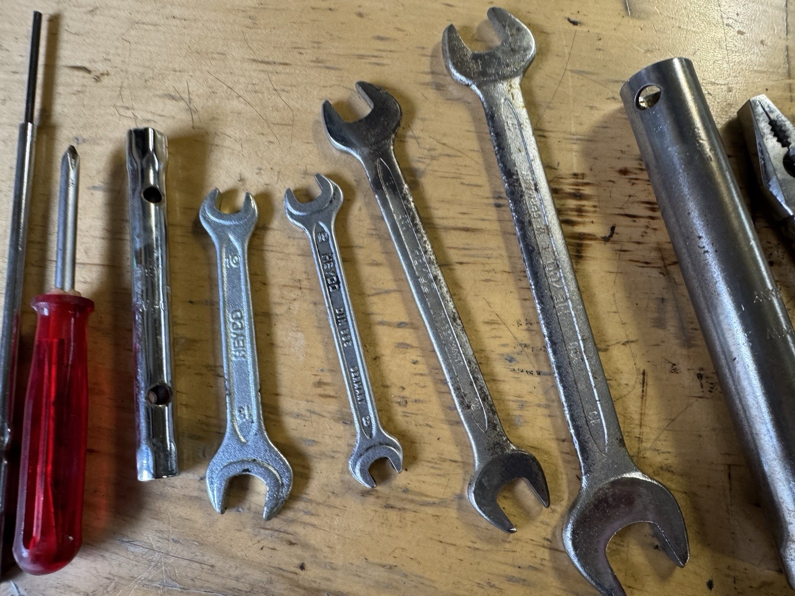 BMW E23 E24 E28 E9 M30 set of hand tools for tool kit