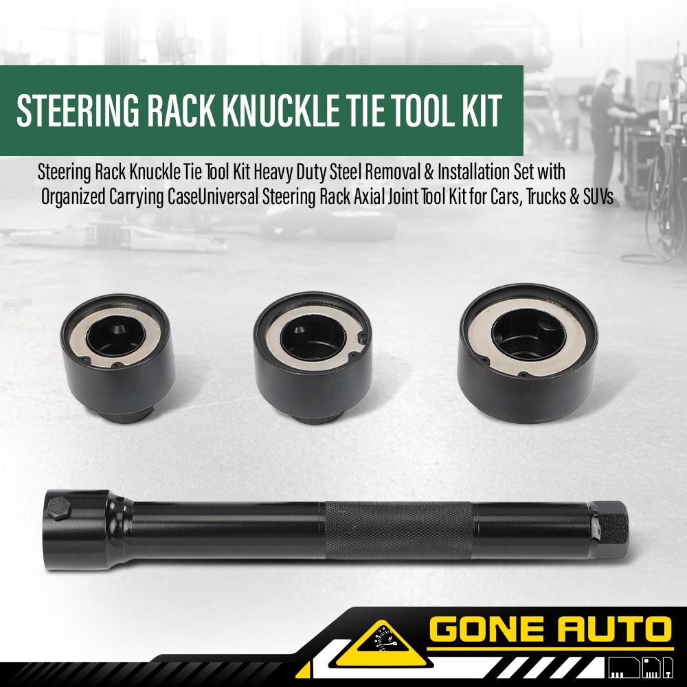 4PCS Steering Rack Knuckle Tie Rod End Axial Joint Remover Tool Kit Universal