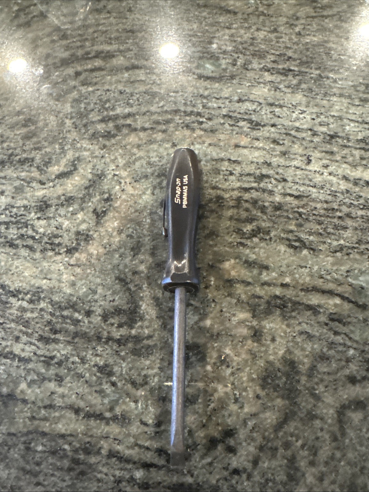 snap on pbmma5 5” 90dg tip mini pocket prybar black with magnetic silver top