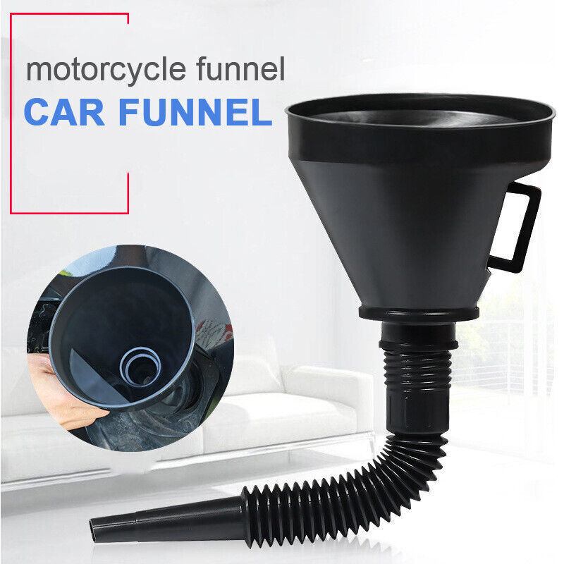 Automotive Plastic Funnel Flexible Detachable Spout Car Funnels Oil Liquid Tool