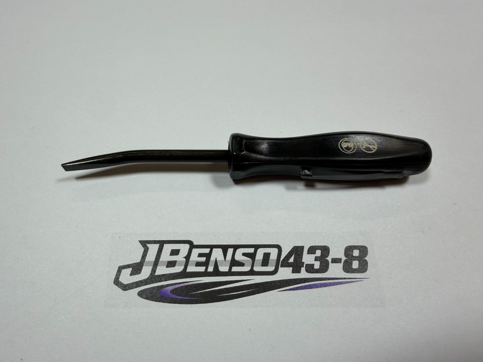Snap-on Tools USA NEW BLACK 5″ Length Angle Tip Mini Pocket Prybar PBMB5BK