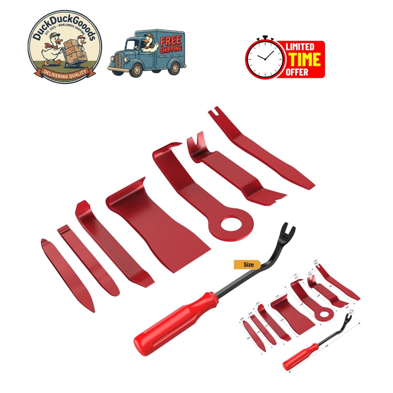 Multi-Use 8PCS Auto Trim Removal Tools – Durable, Lightweight, and Eco-Friendly