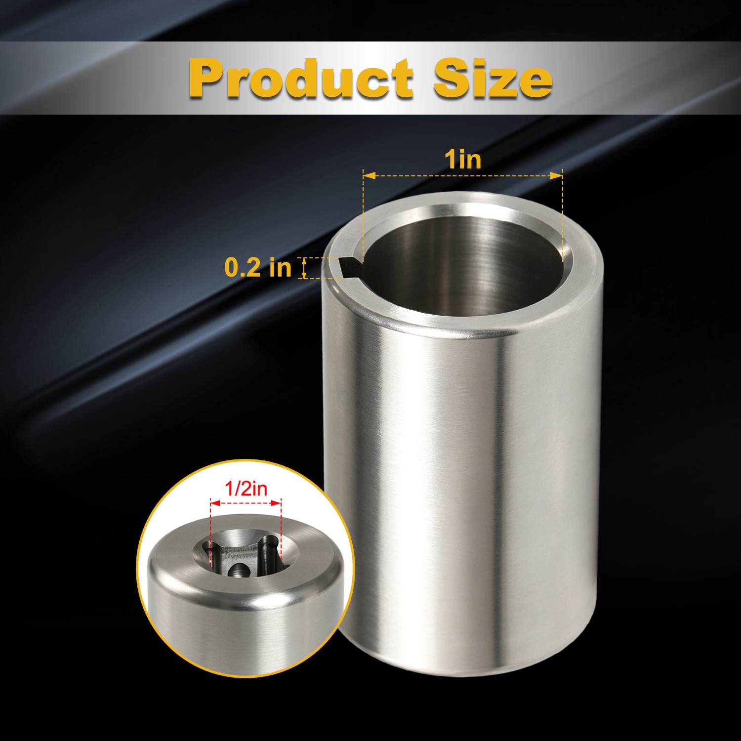 Crankshaft Socket 201 Stainless Steel for Subaru Forester Impreza 12-17 FB & FA