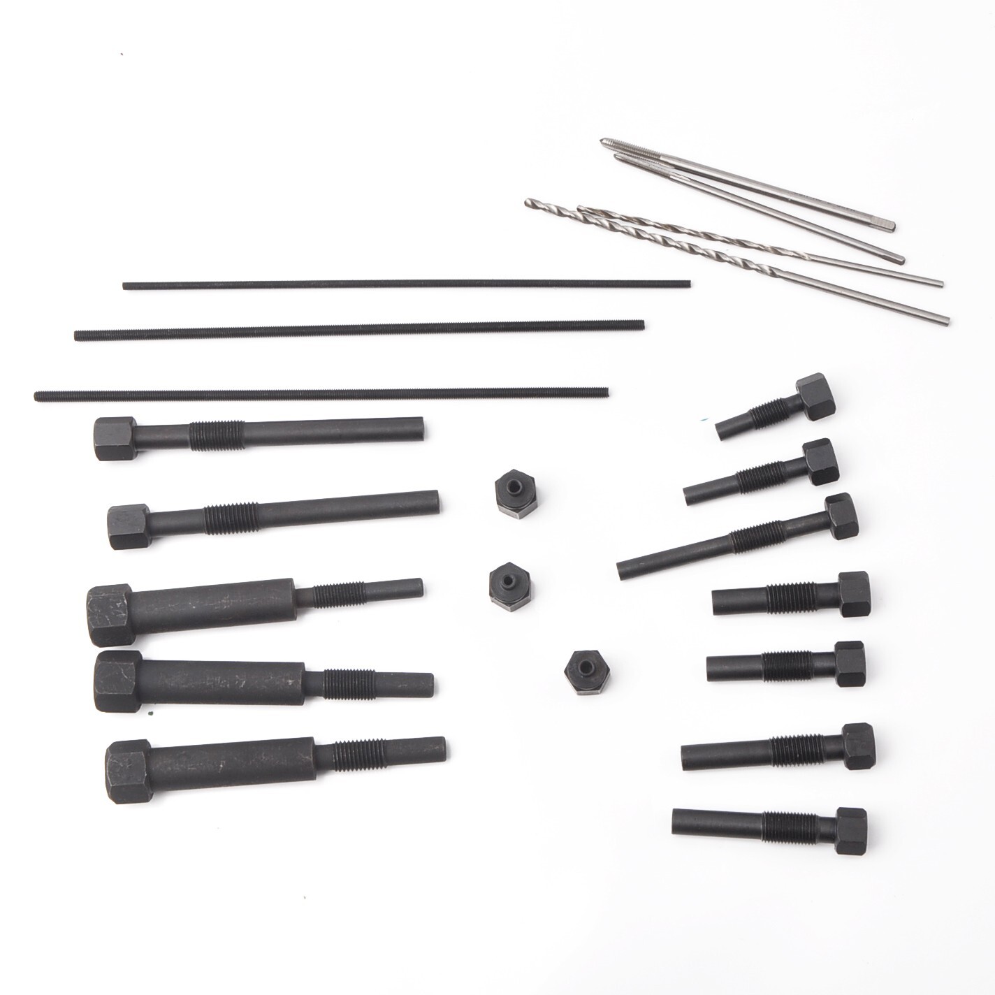M8/M10x1.0 mm and M10x1.25 mm Glow Plug Electrodes Removal Extracting Plugs Set