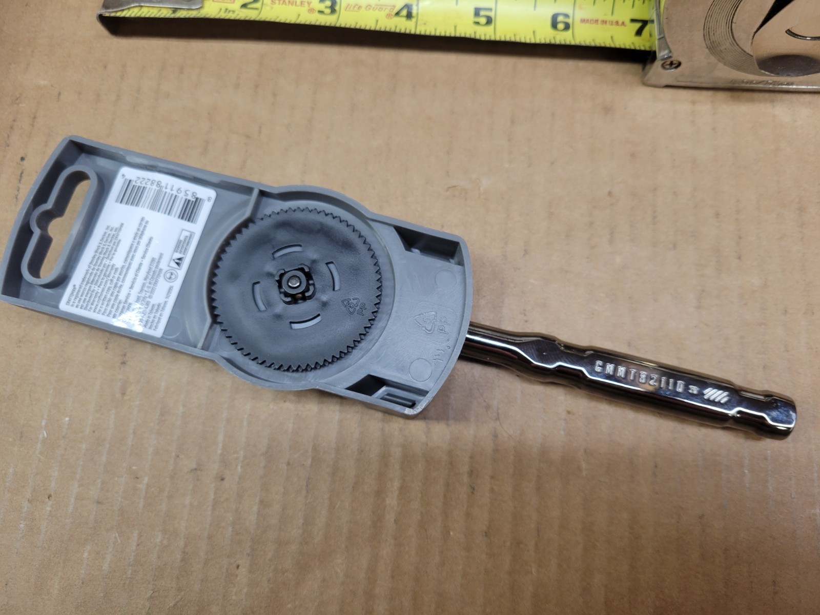 Craftsman Overdrive 1/4″ Drive 180 Tooth Gun Metal Ratchet No CMMT82110