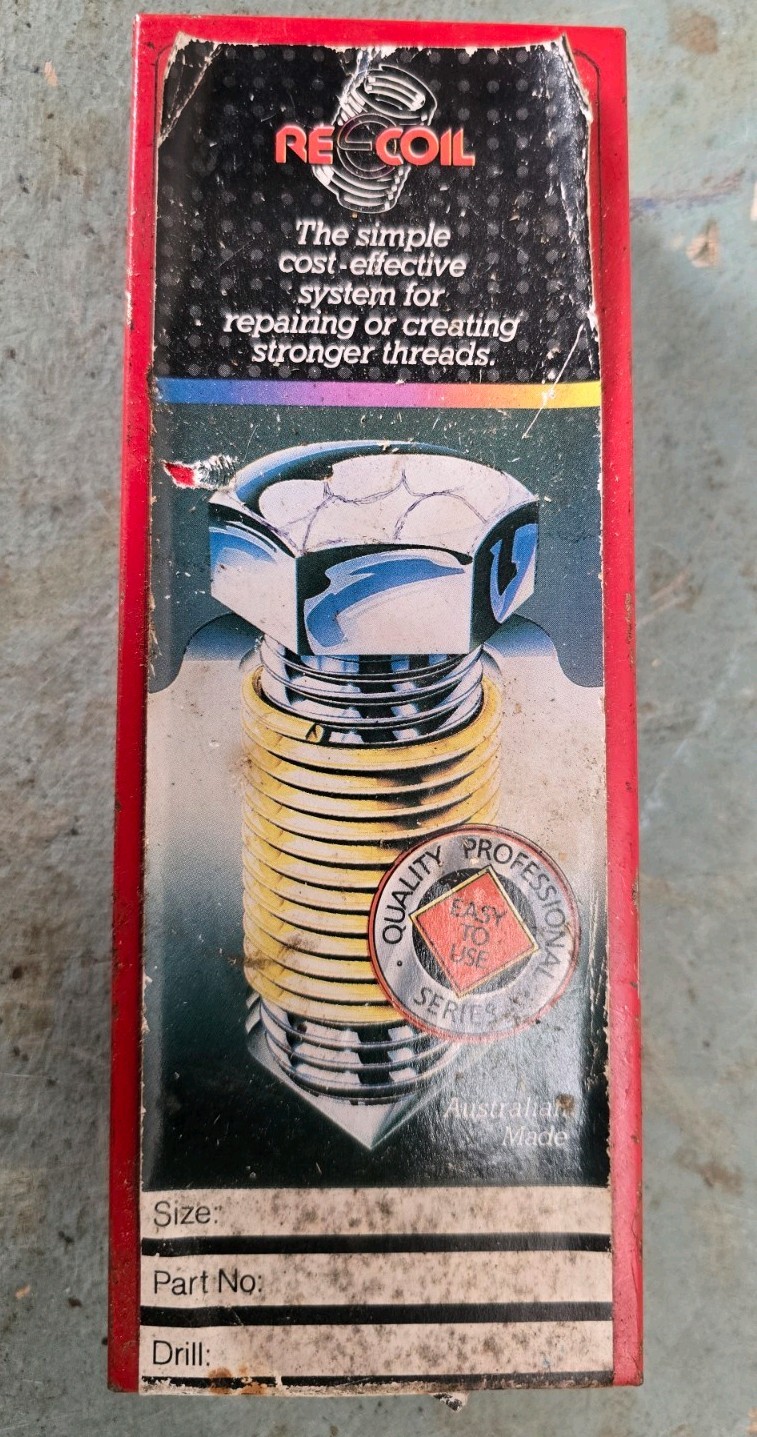 original Recoil 33120 3/4″ UNC Thread Repair Kit Australia made