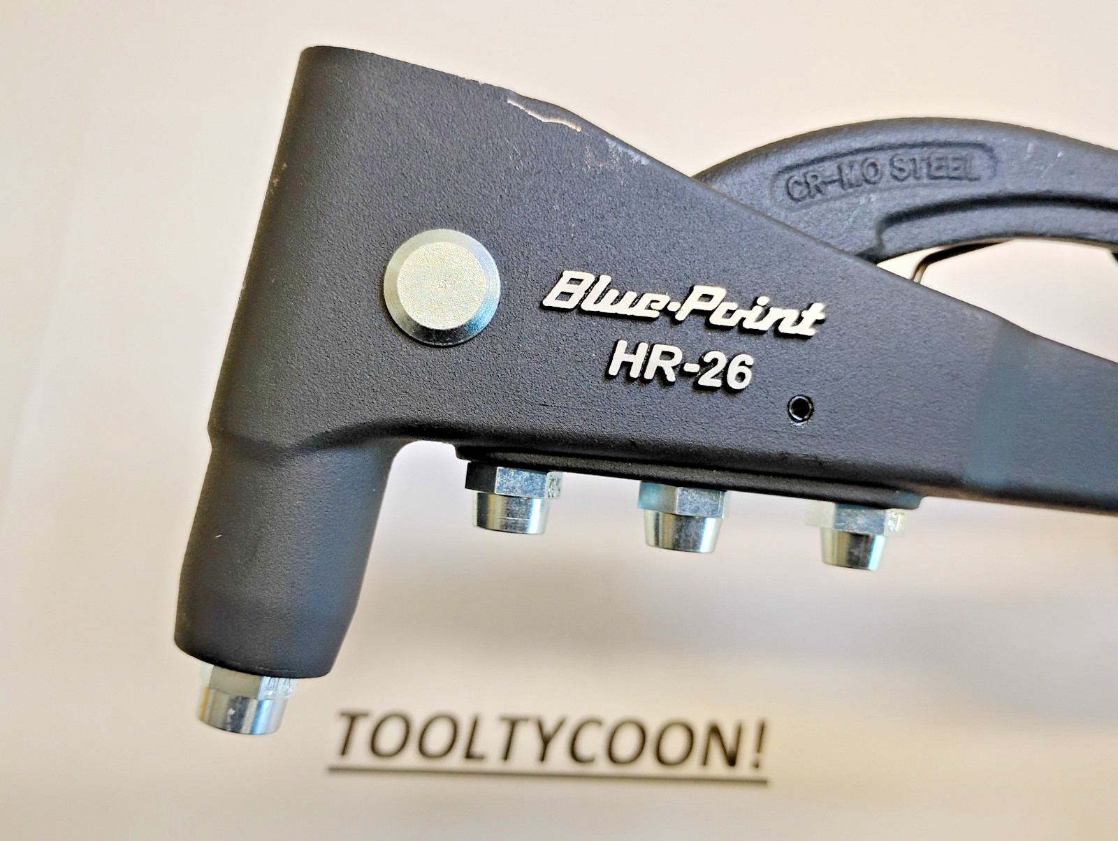 Blue Point Tools HR-26 NEW Industrial Riveting Tool Hand Drive BLACK/BLUE