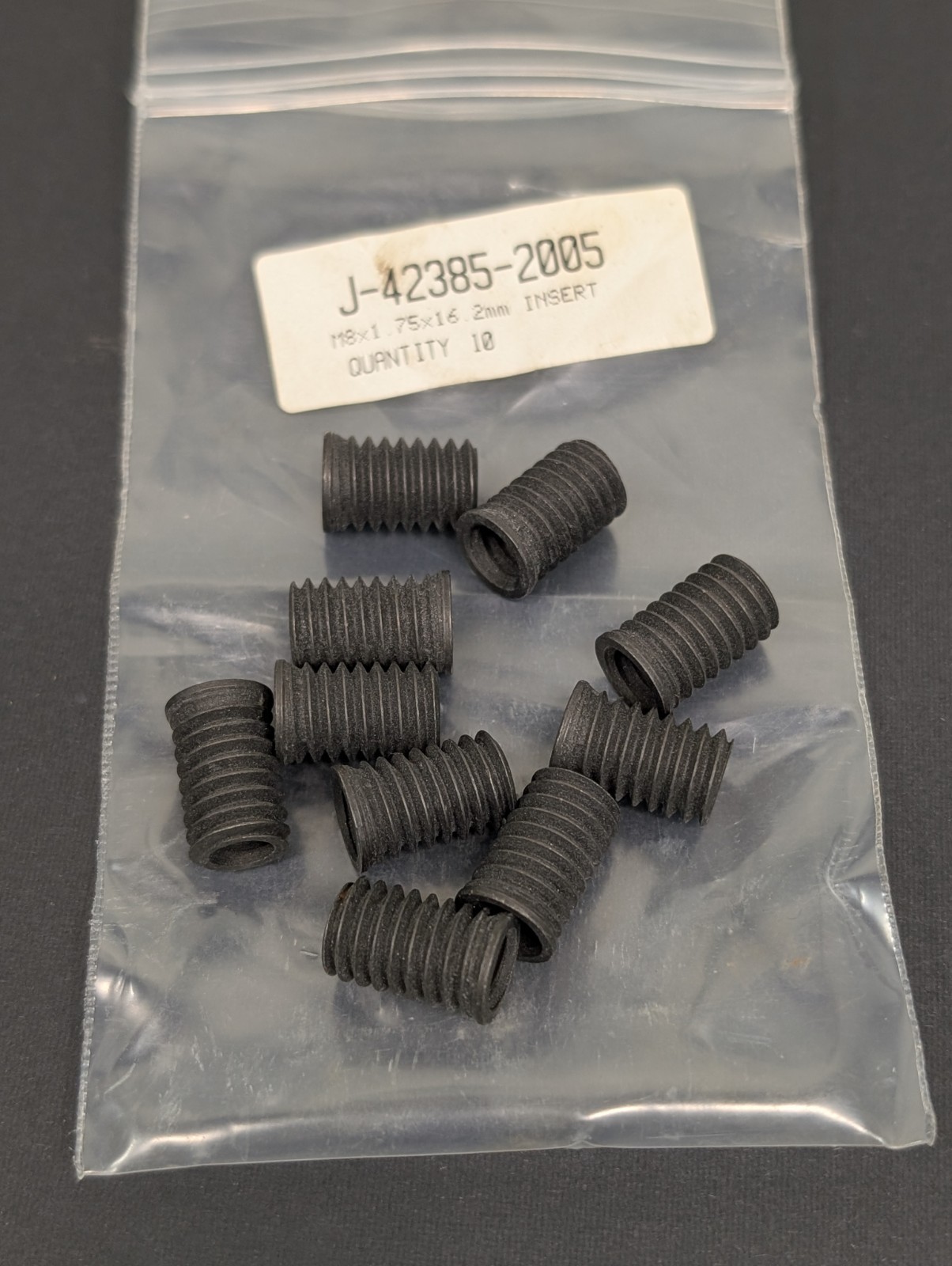 Kent Moore GM J-42385-2005 Time-Sert Thread Repair Insert M8 x 1.75 16.2mm 10pc