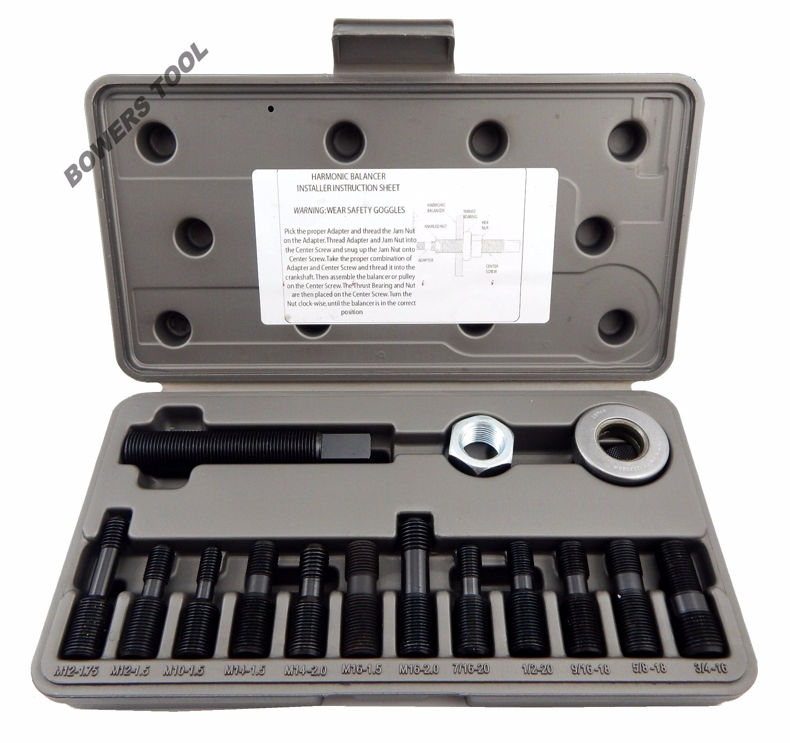 Cal Van Harmonic Balancer Installer Set Metric MM and Standard SAE Made in USA