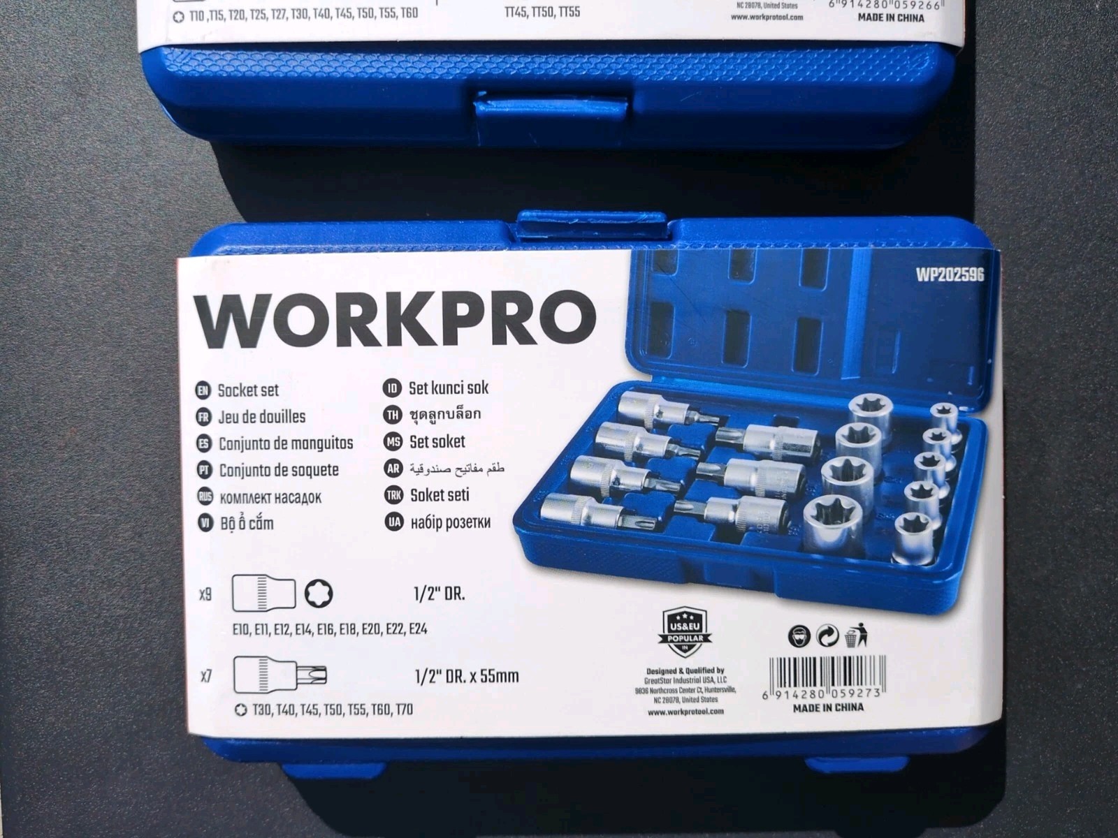 WorkPro Tools Bit Set Ultimate Combo Pack New 4-Sets NEW with LIFETIME WARRANTY