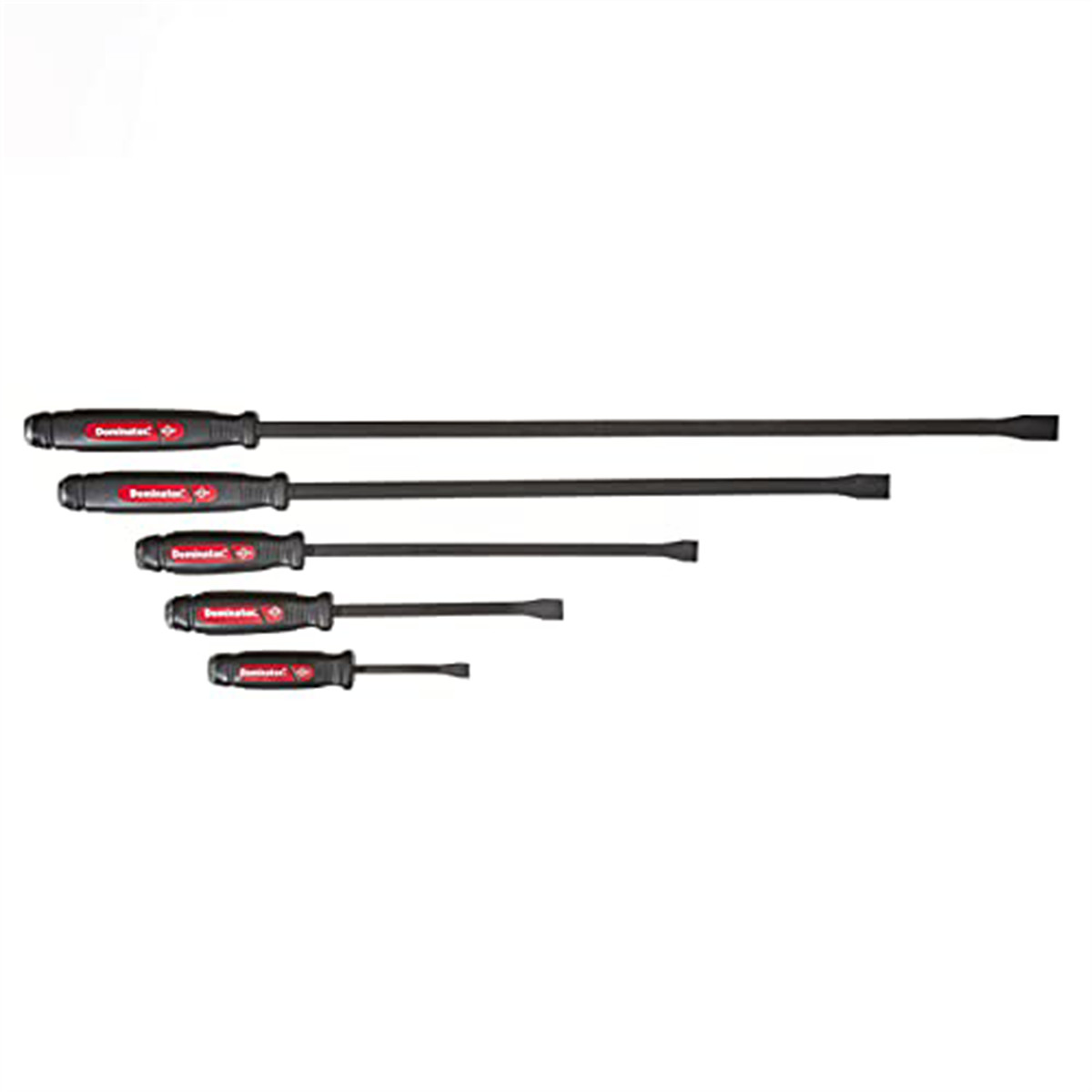Mayhew 61366 Dominator Curved Pry Bar Set 5 Piece USA Made Heavy Duty Steel