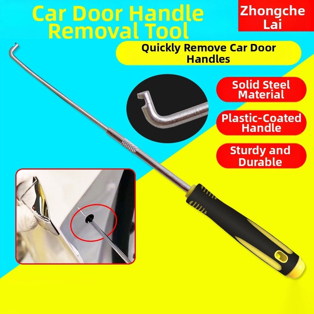 Car Door Handle Removal Tool Stainless Steel Wrench Auto Repair Kit Compact