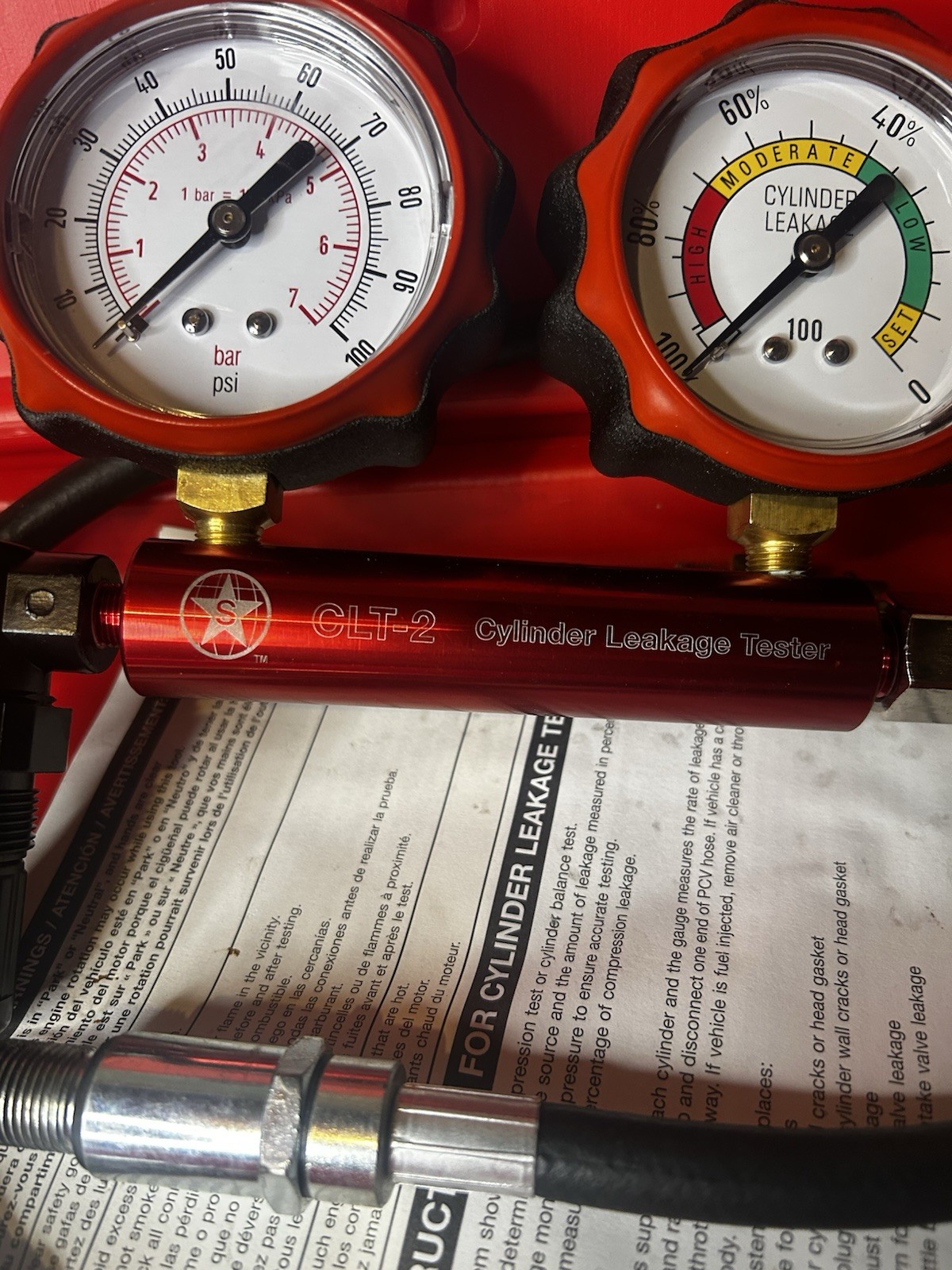 Star Products CLT-2PB Cylinder Leakage Tester, pressure tester STACLT-2PB