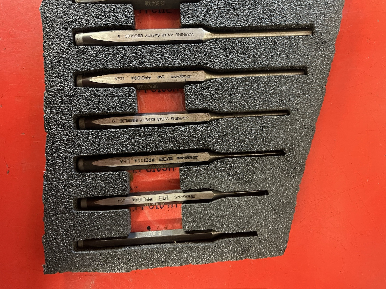 SNAP-ON TOOLS 20 PIECE PUNCH & CHISEL SET
