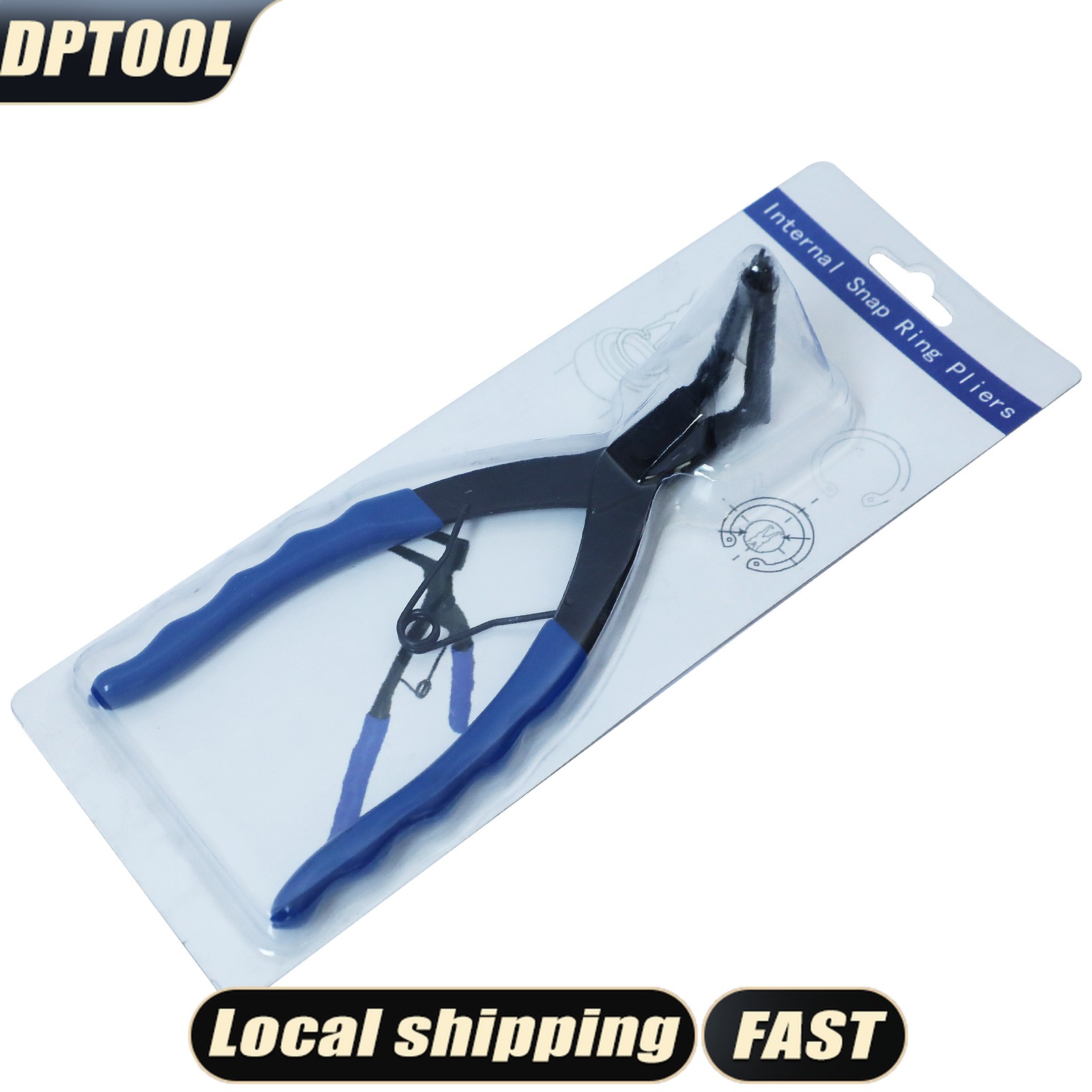 Circlip Pliers 90 Degree Long Nose Snap Ring Pliers for Motorcycles Cars Trucks