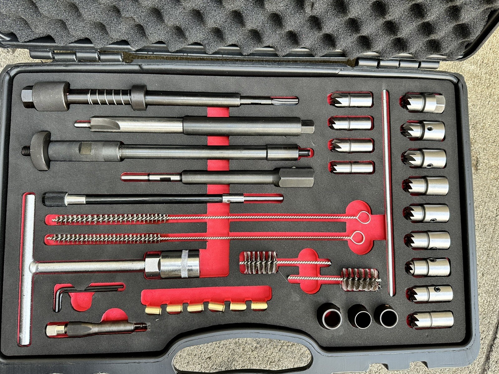 Universal Reface Diesel Injector Seat Cutter Reamer Set & Manhole Cleaning Set