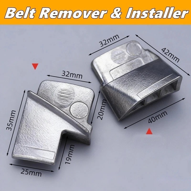 2Pcs Stretch Belt Removal Installer Tool Set Drive Belts Remover Tools For Car