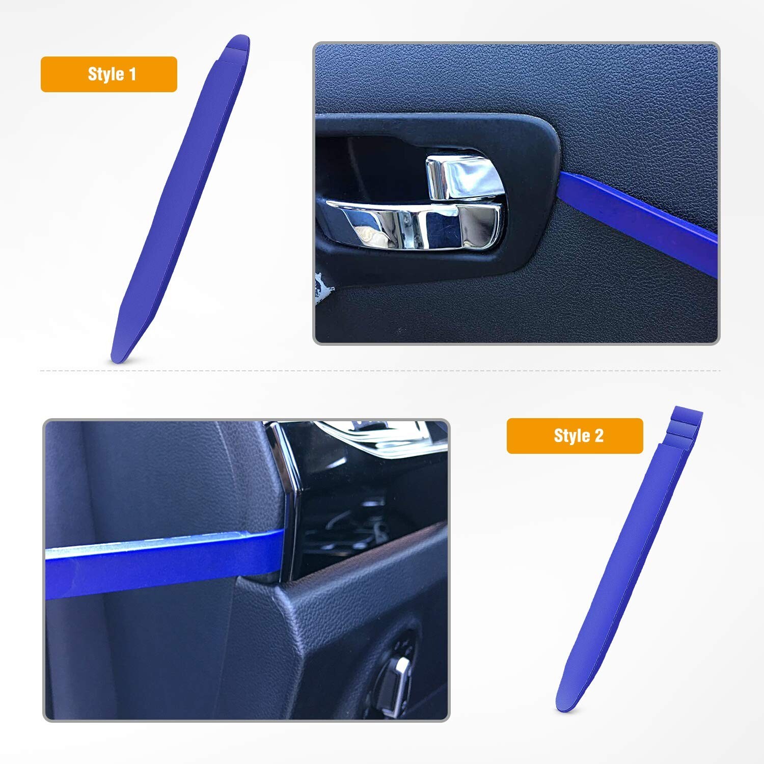 5PCS Auto Trim Removal Tool Kit No-Scratch Pry Tool Kit for Car Door Clip Panel