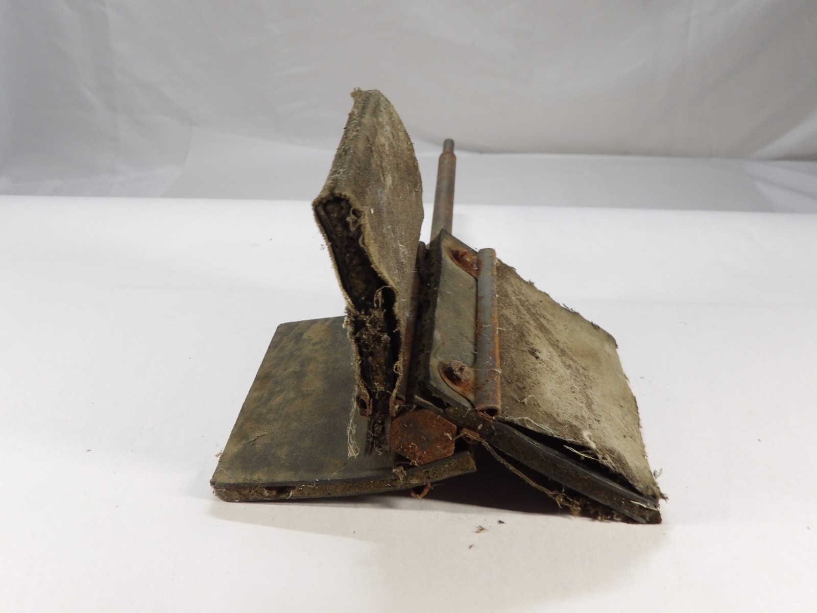 Vintage Home Made Cylinder Hone Mechanic Tool Flapper Sander Sand Paper Holder