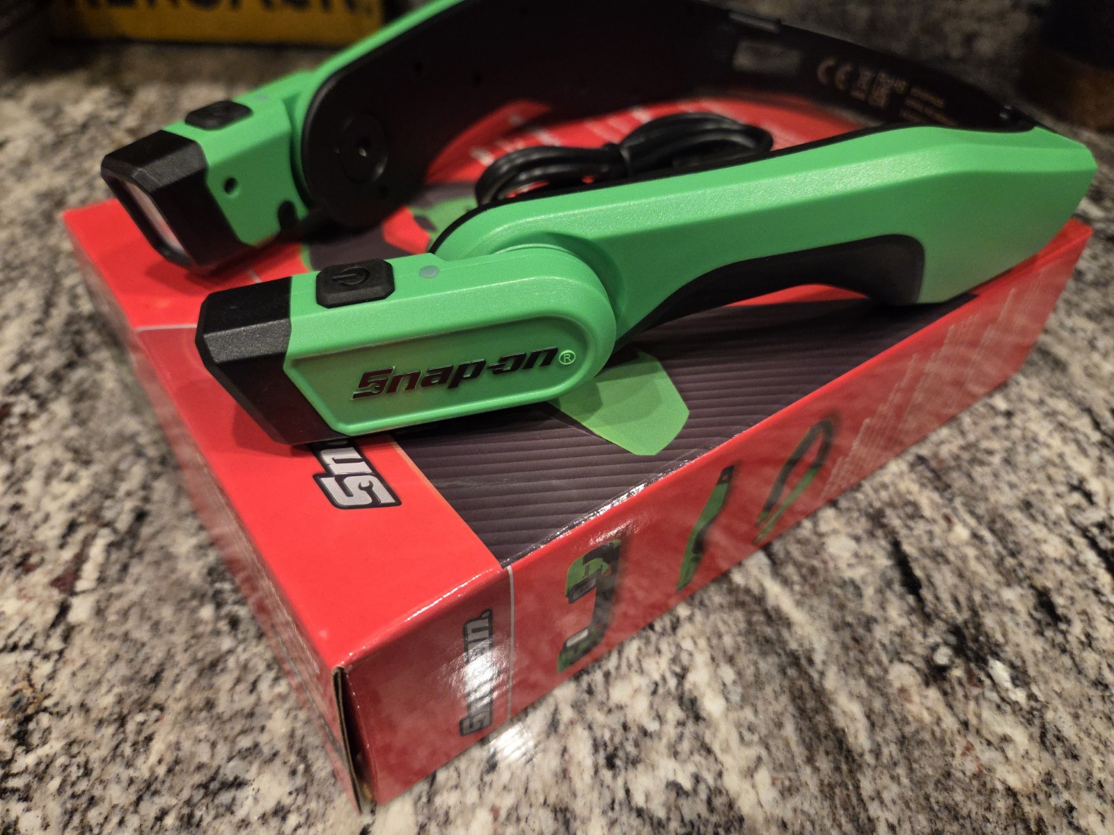 Snapon Tools 450 Lumen High-Tech Headlamp- GREEN