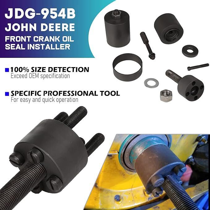 JDG-954B Crankshaft Gear Front Seal Installer For John Deere 1039 4045 6068 6059