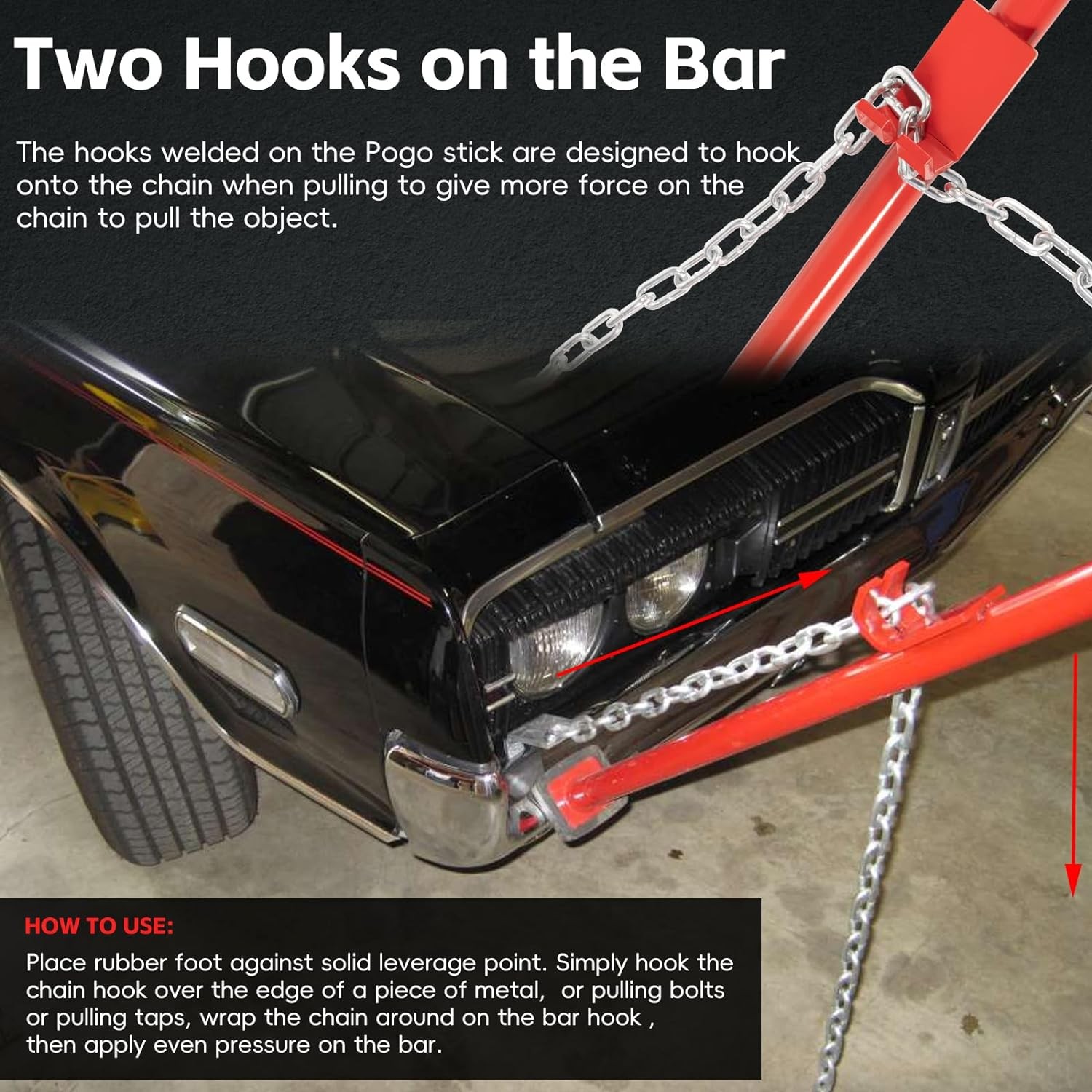 77175 Auto Body Alignment Bar Pulling Stick Tool for Car Repair Length 52.6 Inch