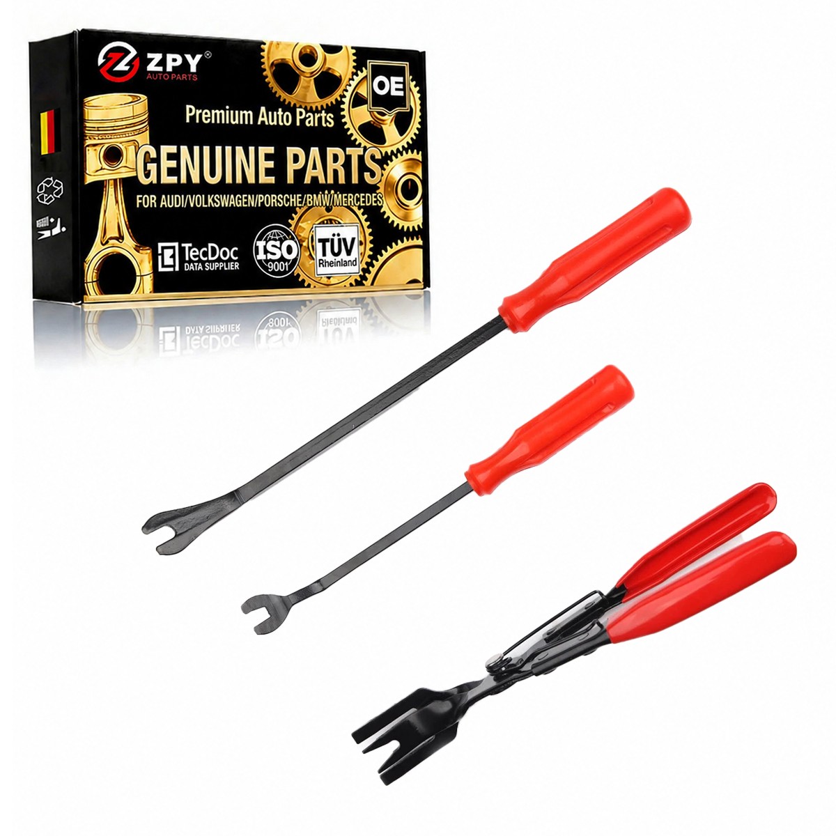 3PCS Auto Clip Pliers Set Fastener Remover Car Trim Rivet Removal Pry Tool