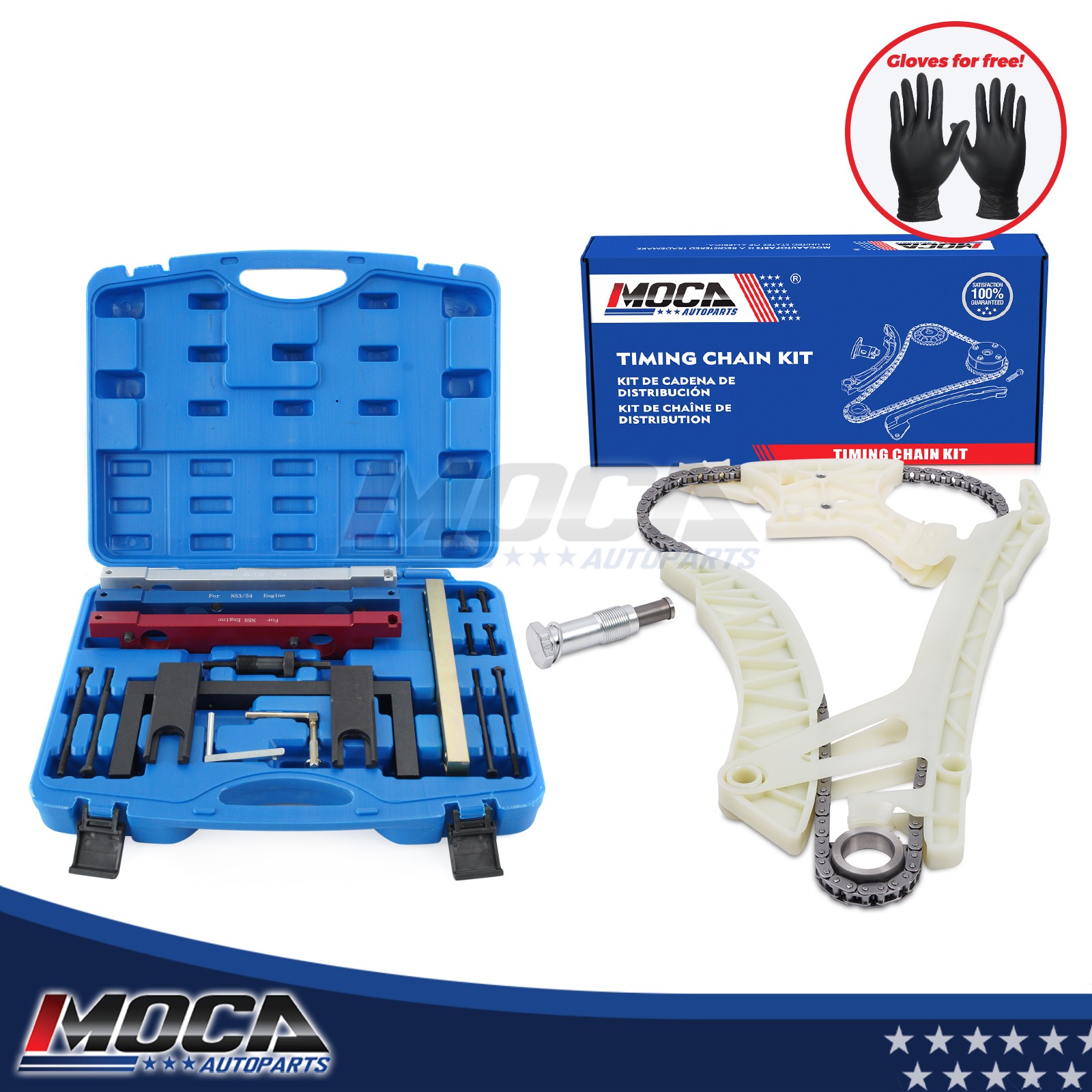 Timing Chain Kit & Timing Crankshaft Locking Tool for BMW 328i xDrive X1 X3 L4L6