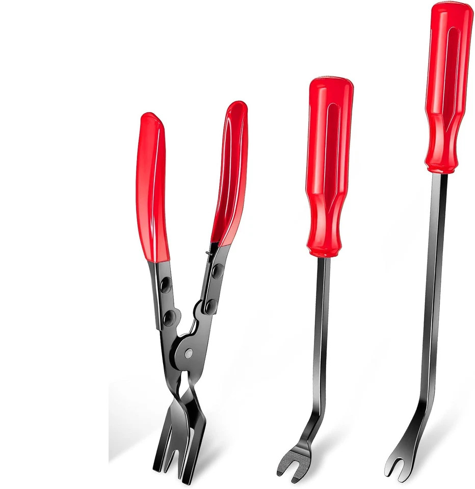 3 Pcs Clip Remover Tool, Clip Pliers Set Fastener Removal Tool , Auto Trim Remov