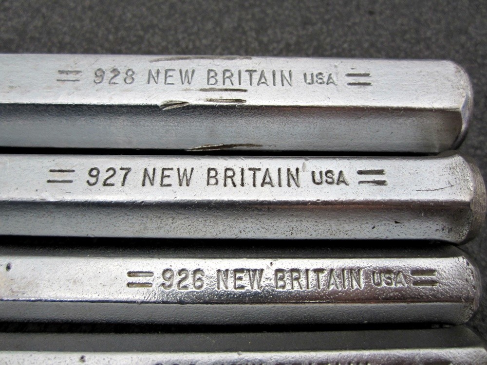 Vintage New Britain 7pc Punch & Chisel Set Made in USA