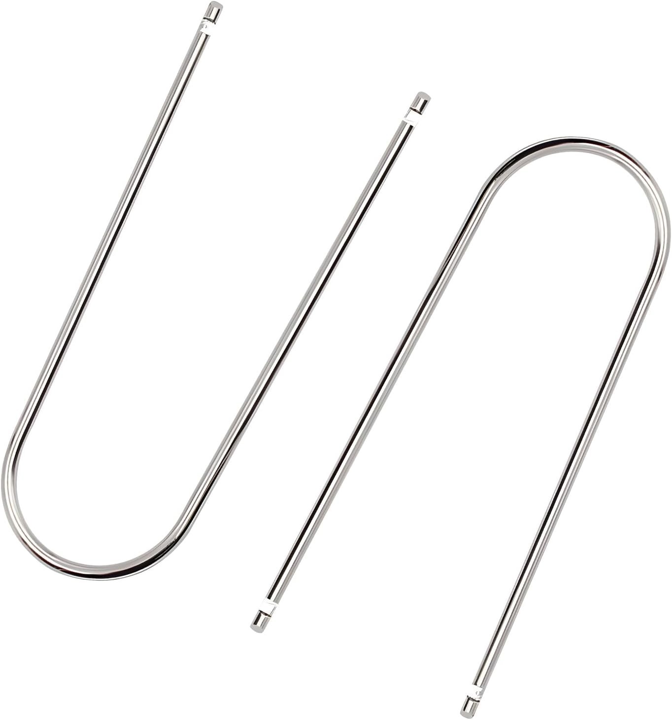 2 Pcs Car Radio Removal Pry Tool, U-Shaped Stainless Steel Stereo Disassembly