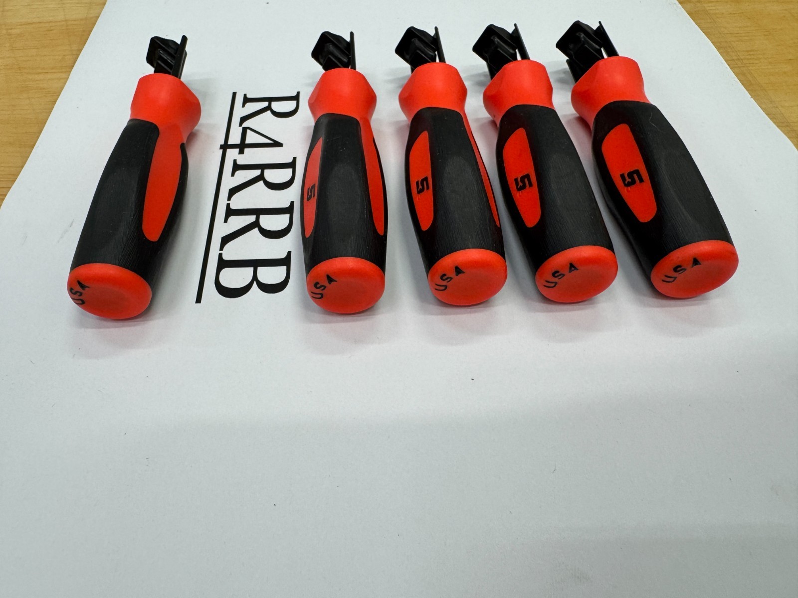 padej97Snap-on Tools NEW ORANGE Grip Feeler Gauge Holders LOT SET FB336-1Ox5